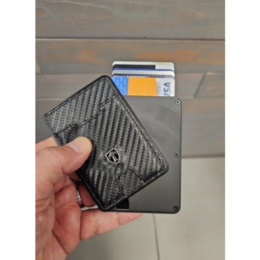Swype Slim Wallet for Men with Money Clip Metal RFID Blocking Mens Wallet